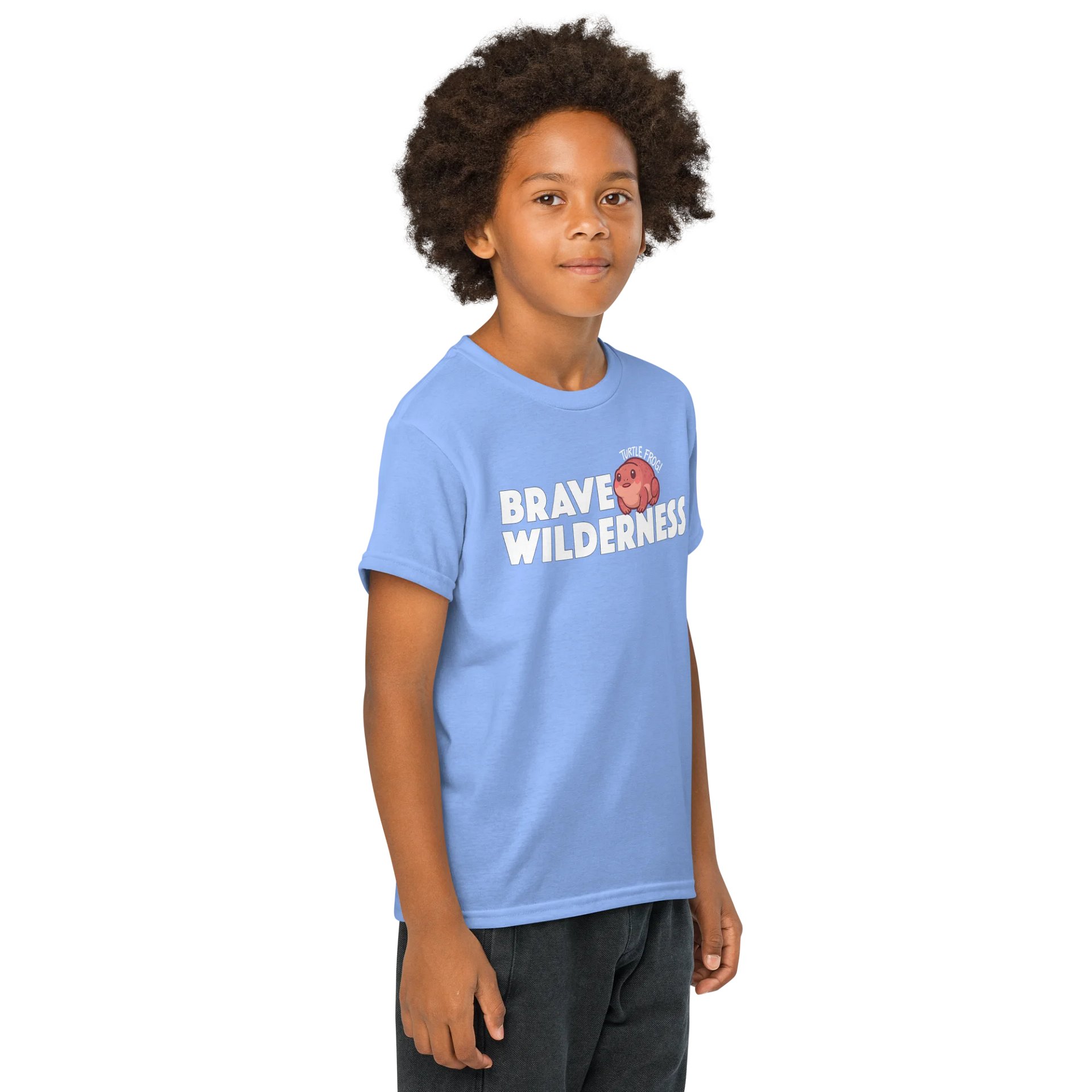 Brave Buddies Turtle Frog Youth Sports Tee product image (5)