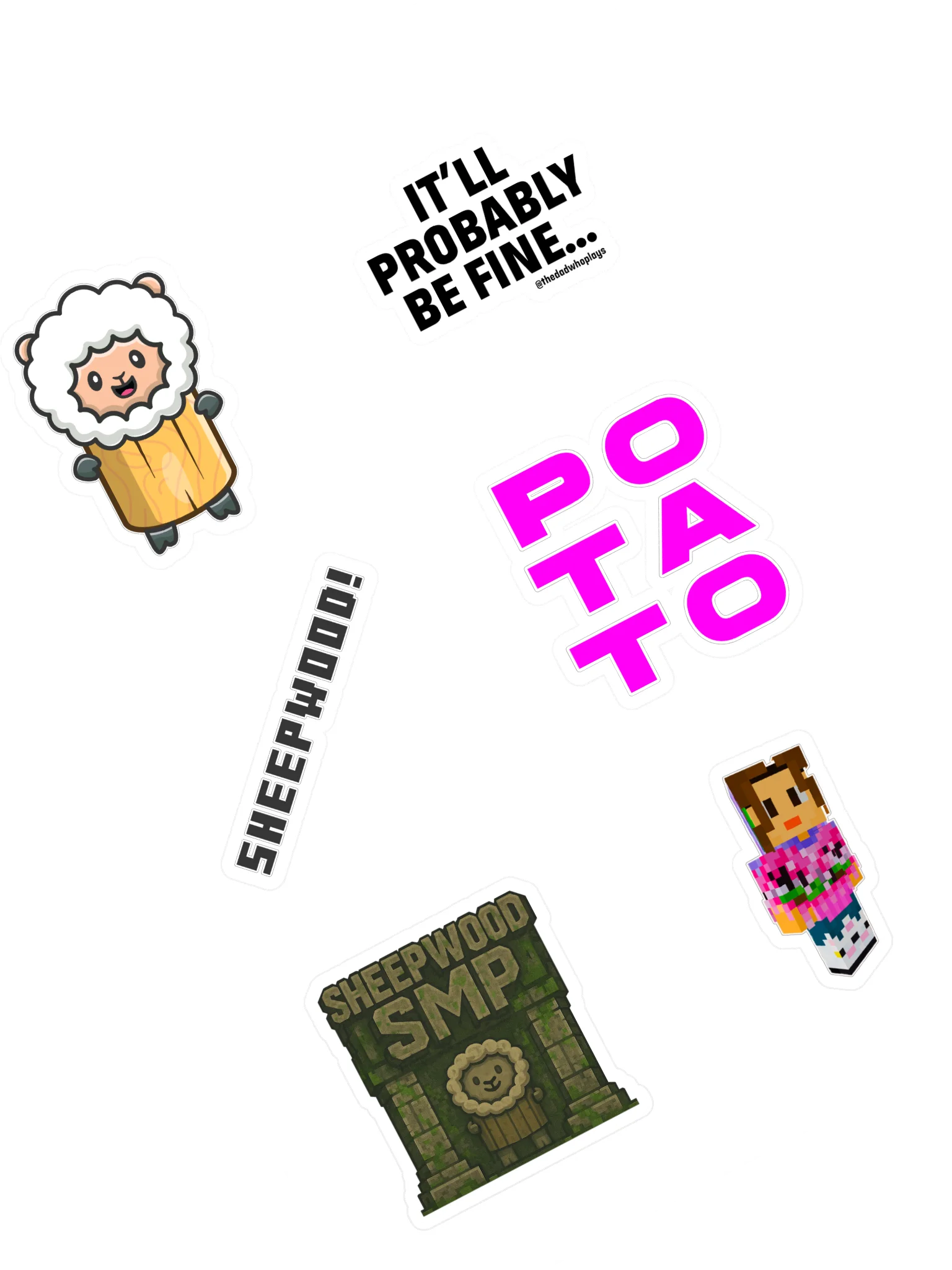 The Dad Plays Sticker Set product image (1)