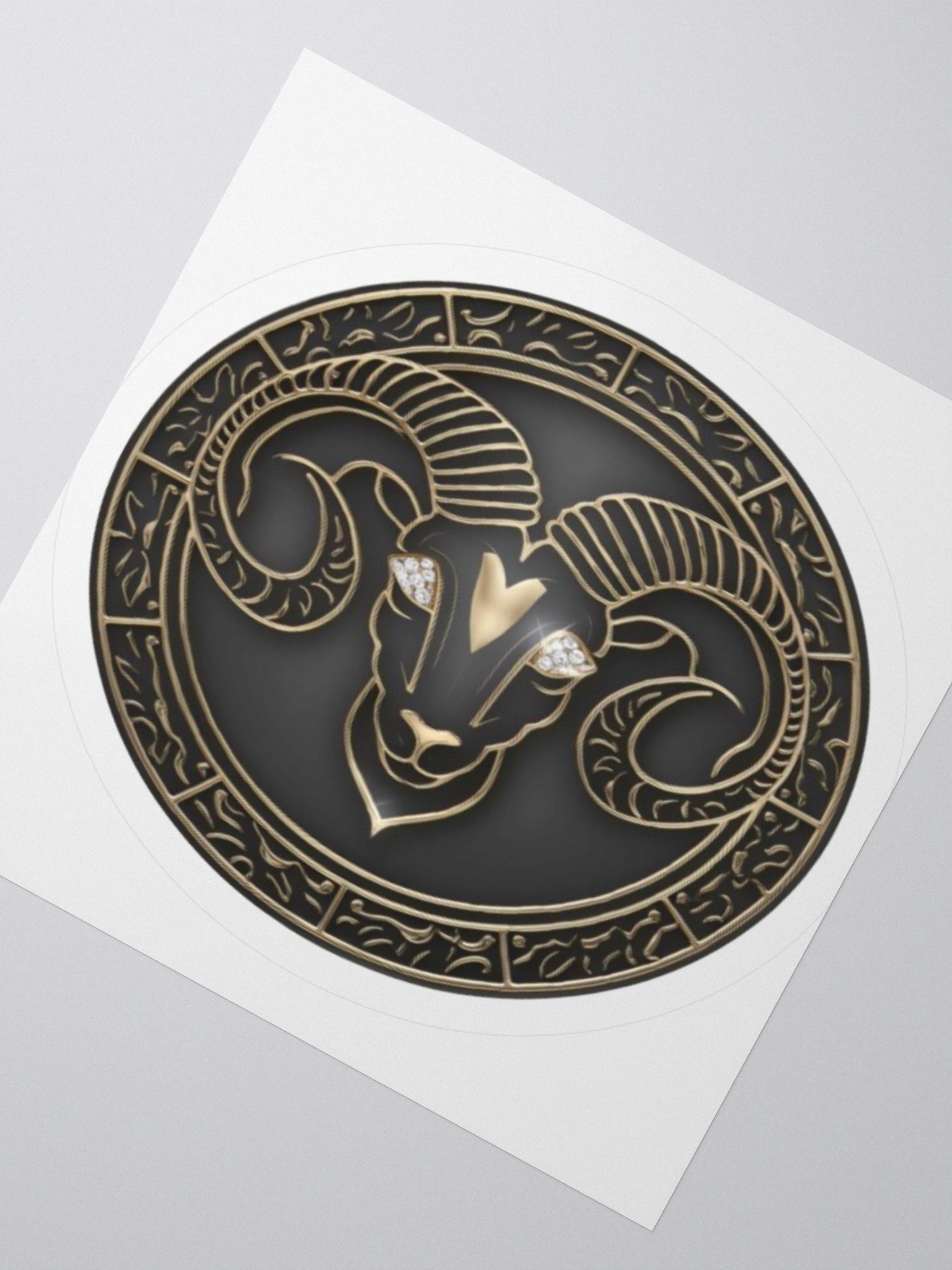 Aries Zodiac Medallion Sticker product image (4)