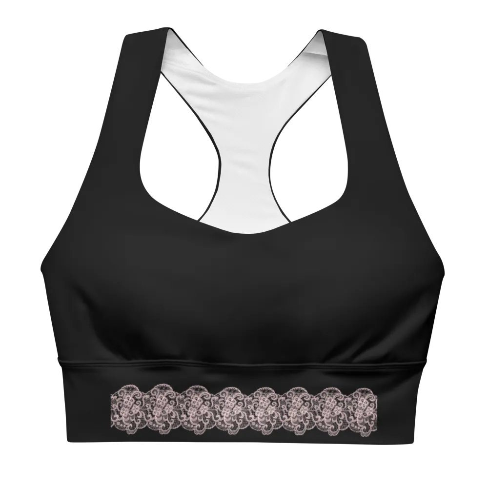 Lace Pink Premium Sportswear Longline Sports product image (5)