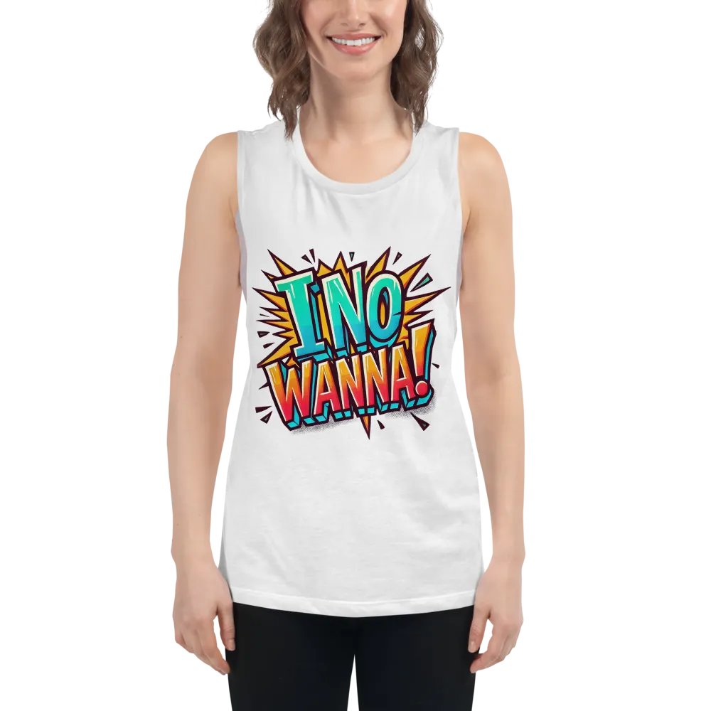 I NO WANNA WOMANS TANK product image (5)