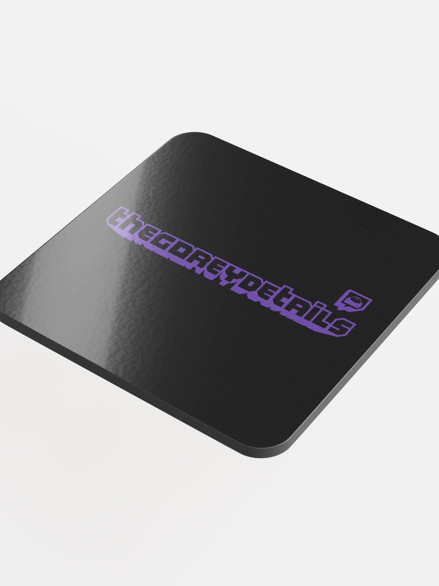 TTV Purple - Glossed Cork Coaster product image (4)