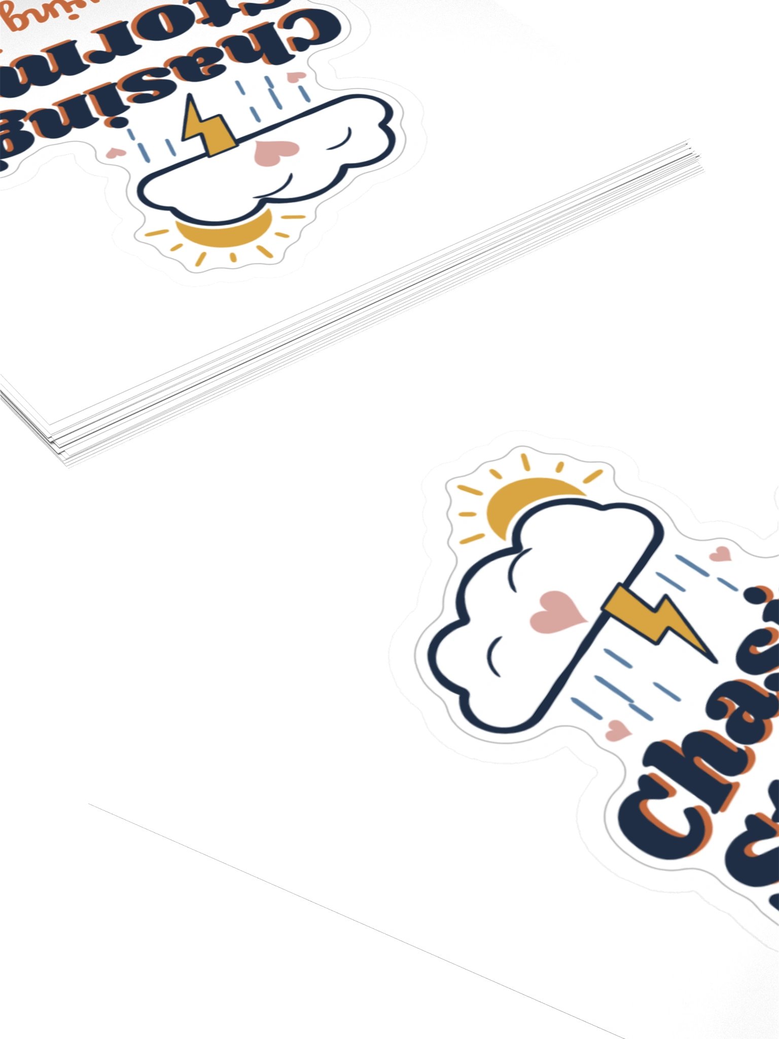 Chasing Storms & Loving It Die-Cut Sticker product image (4)