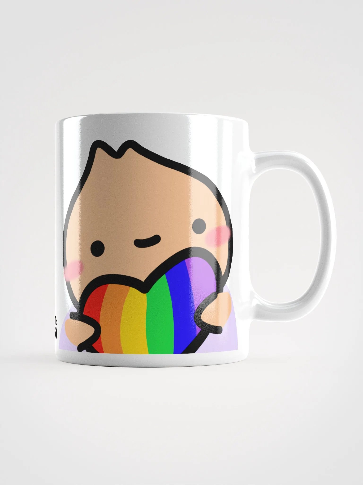 Dumpling Pride Heart | Glossy Mug product image (1)