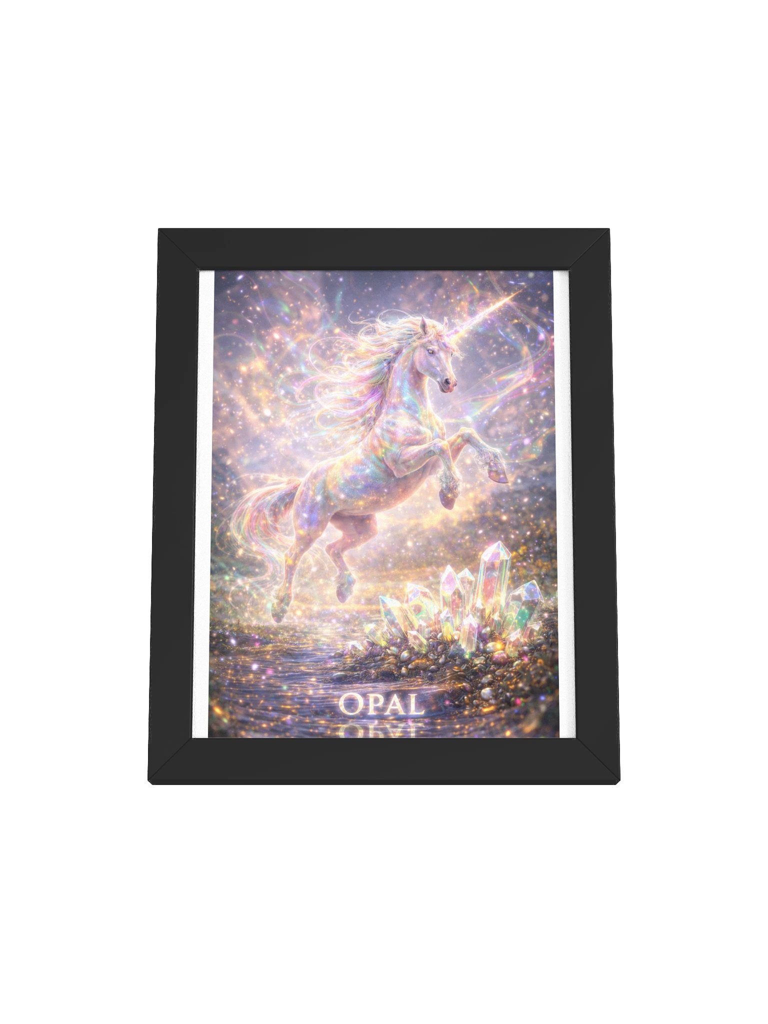 Opal Unicorn Framed Poster product image (97)