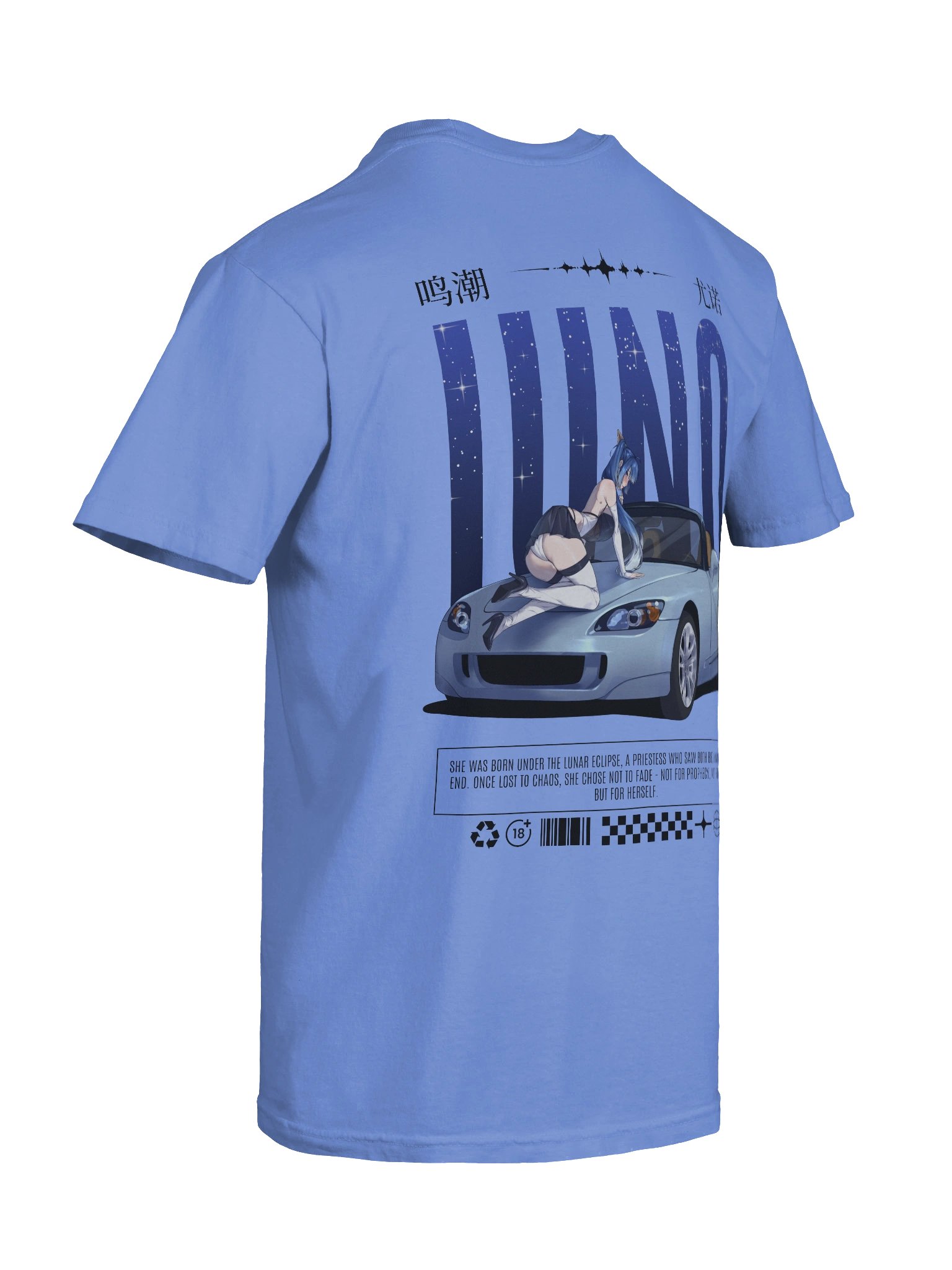 Iuno JDM T-Shirt (Light Colors) | WuWa Anime Streetwear product image (10)