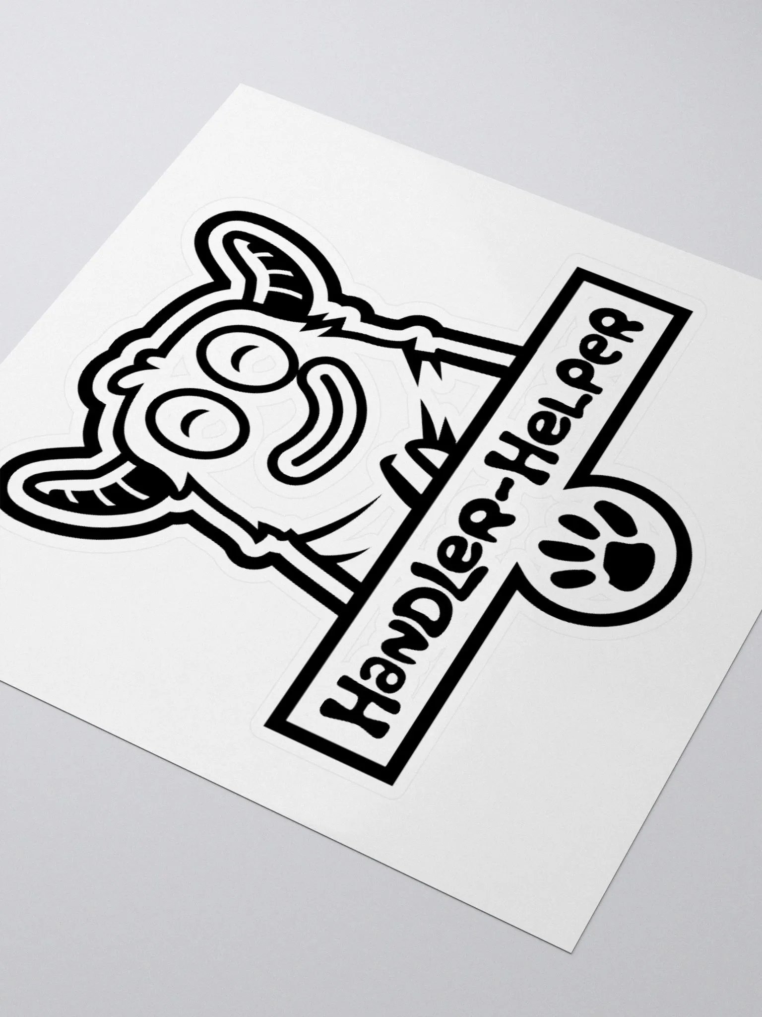 Handler-Helper Sticker product image (3)