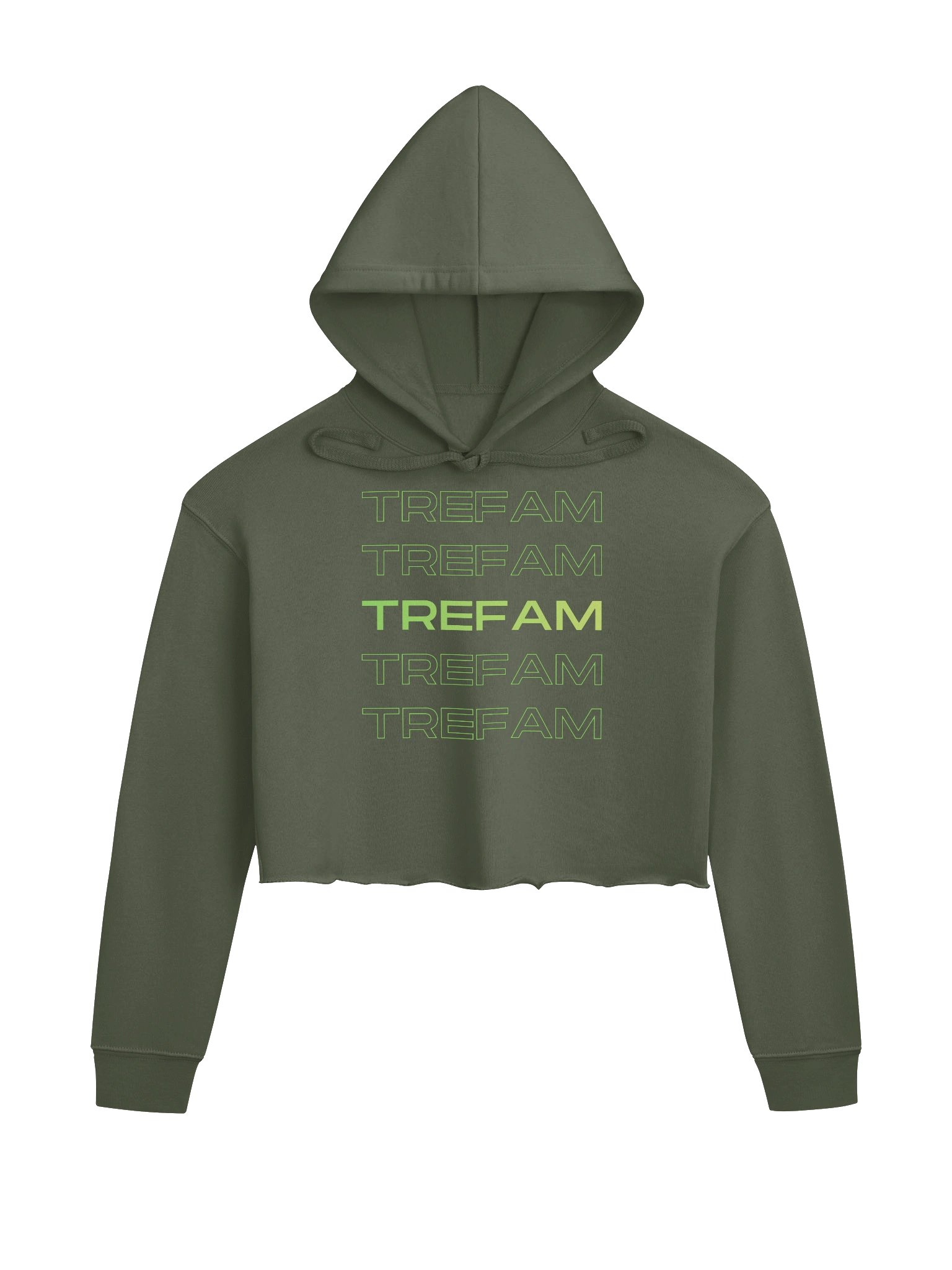 TREFAM Neon Outline Crop Hoodie product image (2)