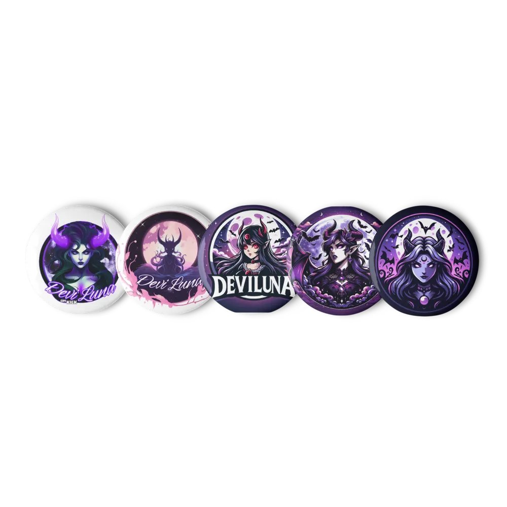 Set of 5 DeviLuna Pins product image (4)