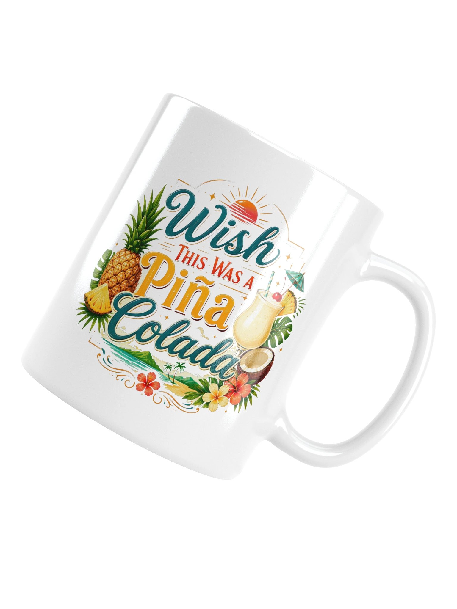 Wish This Was A Pina Colada Mug product image (6)