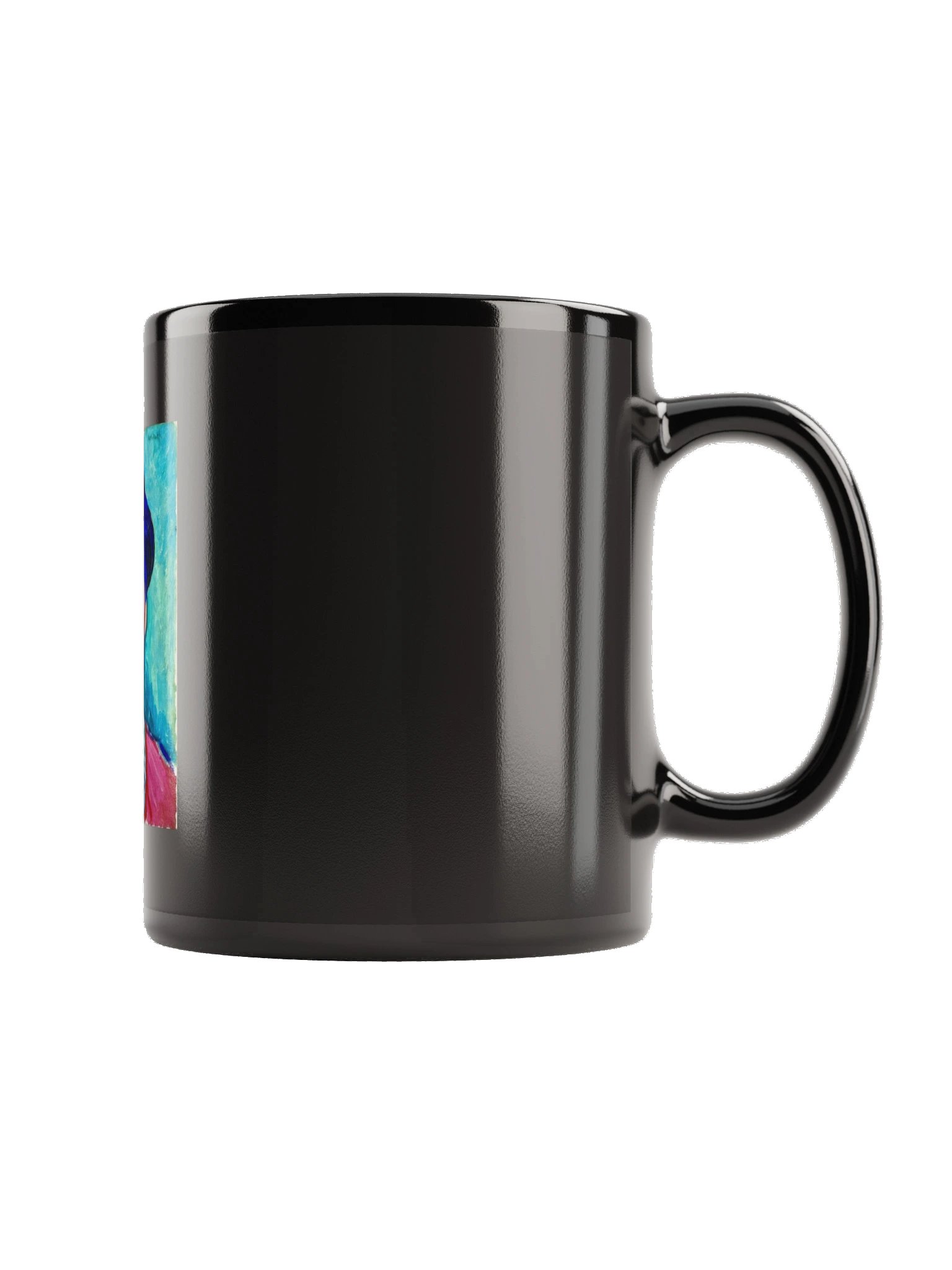 The Green Stripe — Black Mug product image (3)