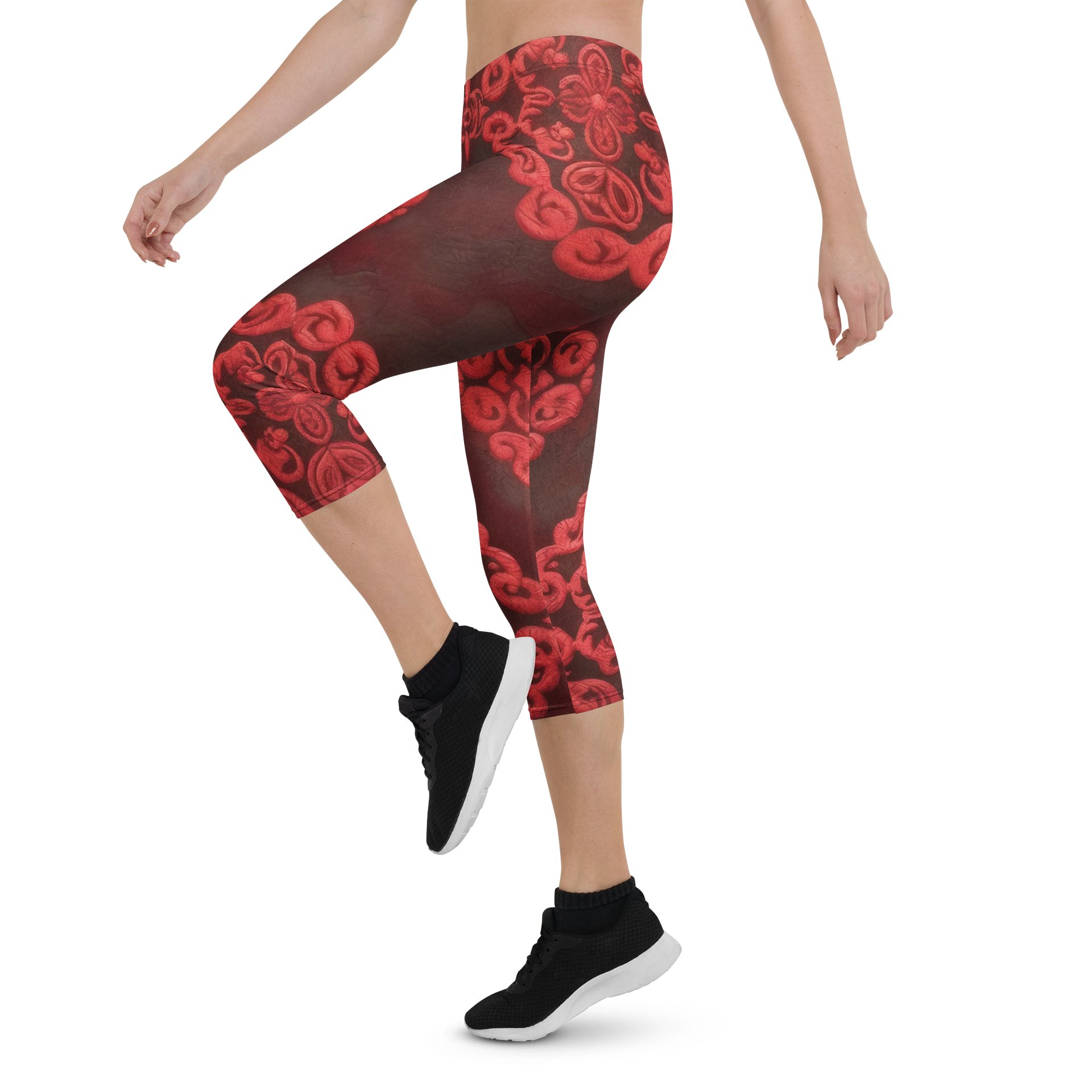 Damask Dreams Capri Leggings product image (4)