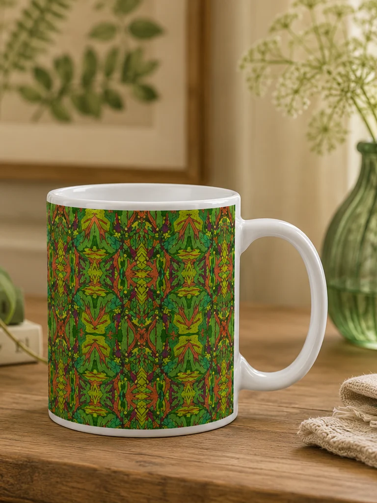 Spinach Tangle – Heat-Resistant Ceramic Mug product image (1)