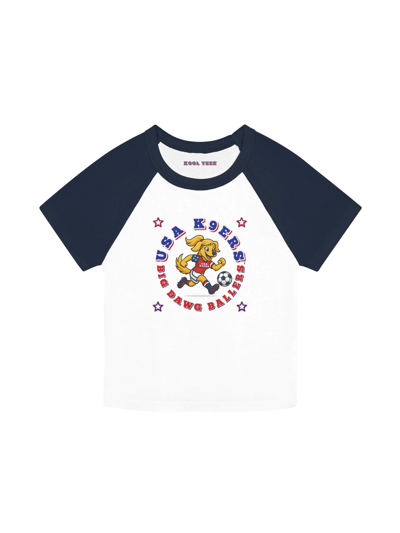 USA K9ERS Golden Retriever Female Soccer Micro Tee product image (1)