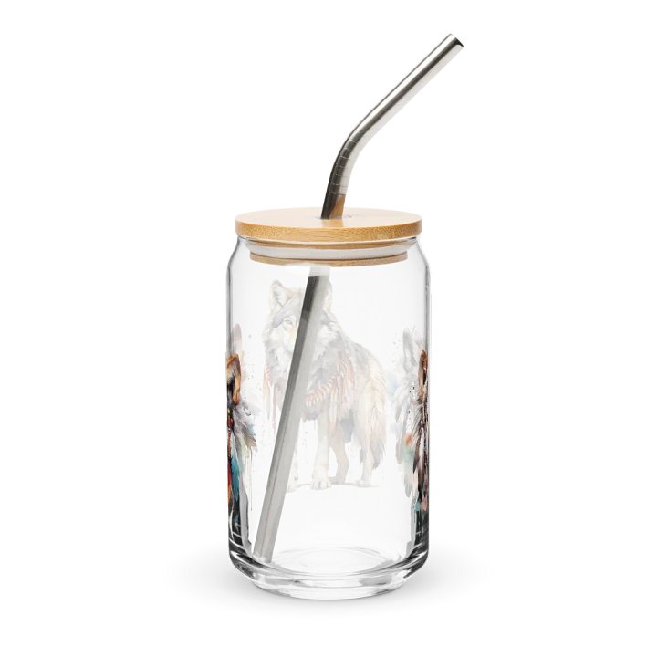 Spirit of the Wolf Pack Can-Shaped Glass product image (2)