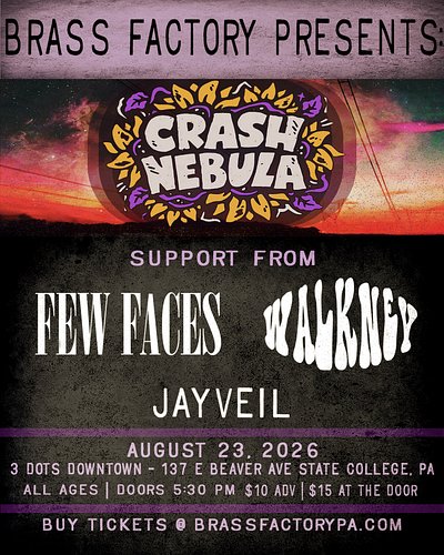 State College!  Get ready for the fall by welcoming some great Pop Punk bands to the area.  Capping off PSU move in weekend w...