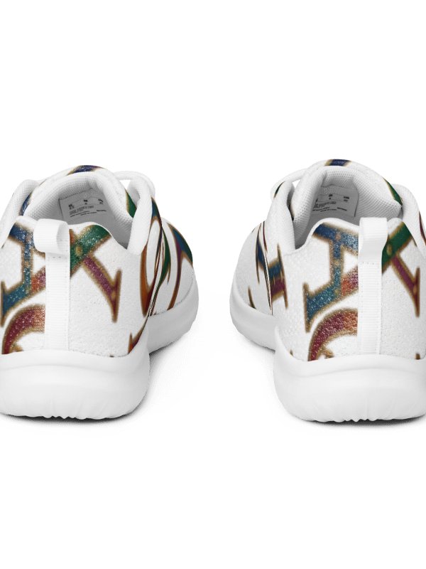 XZAQLI "Jeweled Script" Premium Men's Sneakers (White) product image (6)