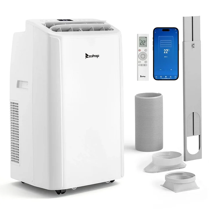 12000 BTU Portable Air Conditioner with Heating, Dehumidifier, WiFi & Remote Control product image (2)