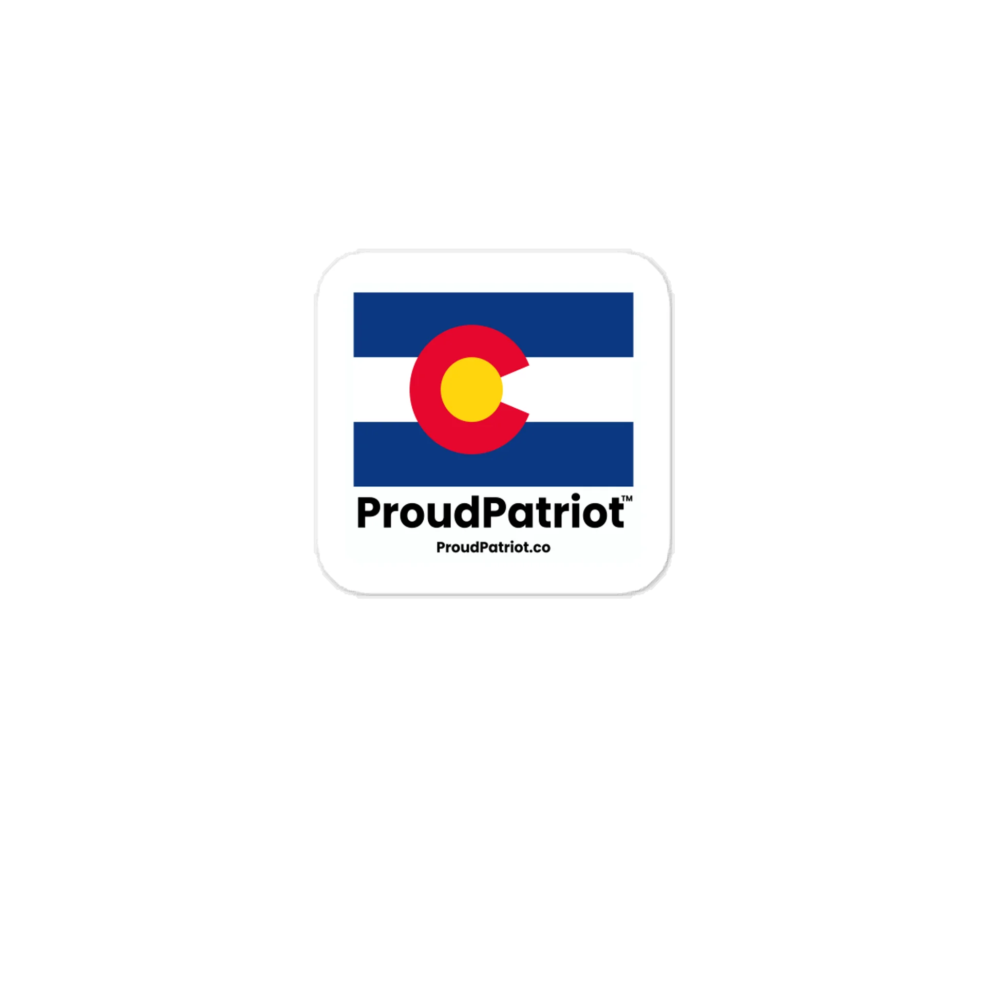 Colorado State Flag Vinyl Sticker product image (1)