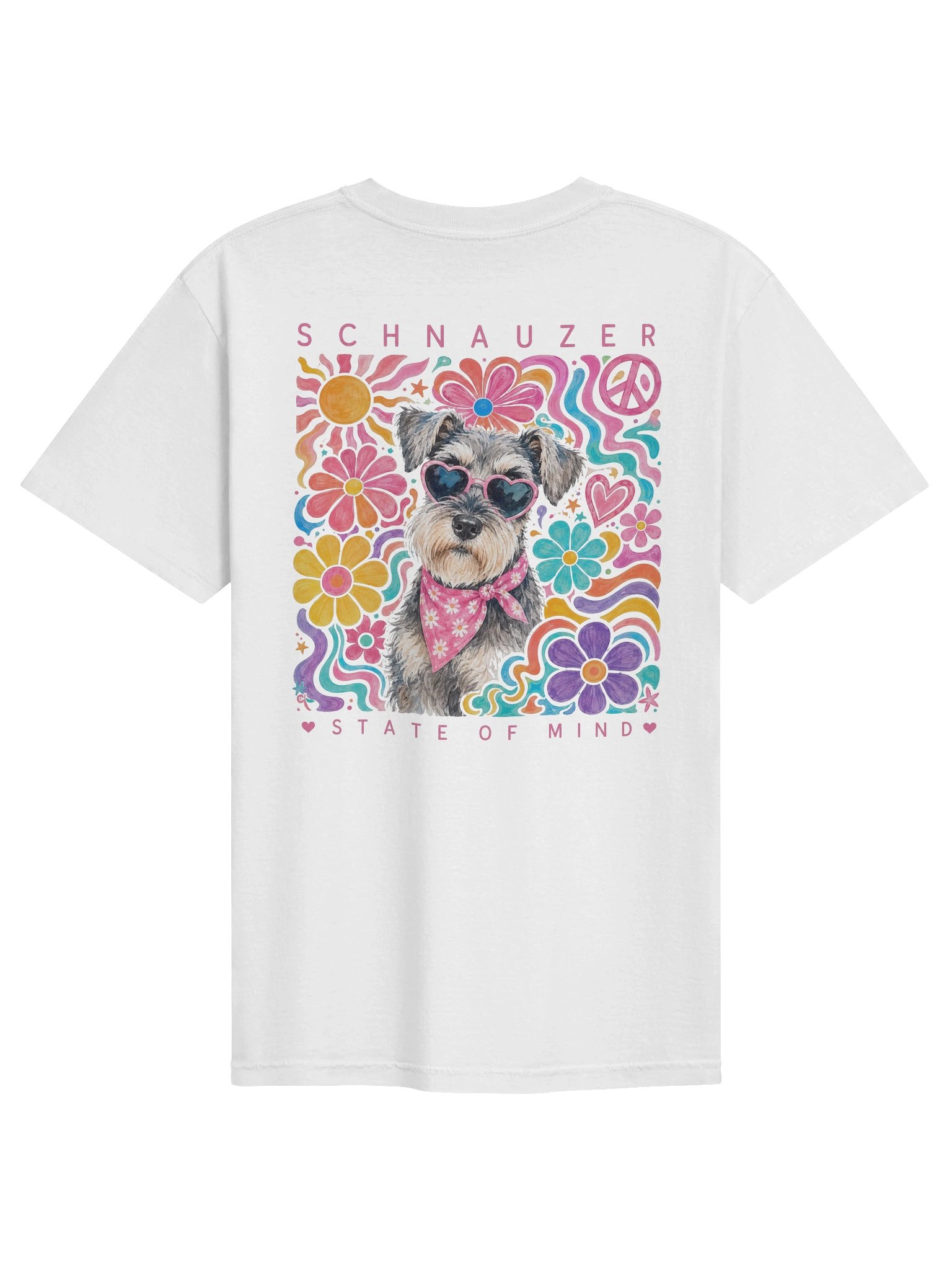 Schnauzer State of Mind™ Back Print Tee product image (4)