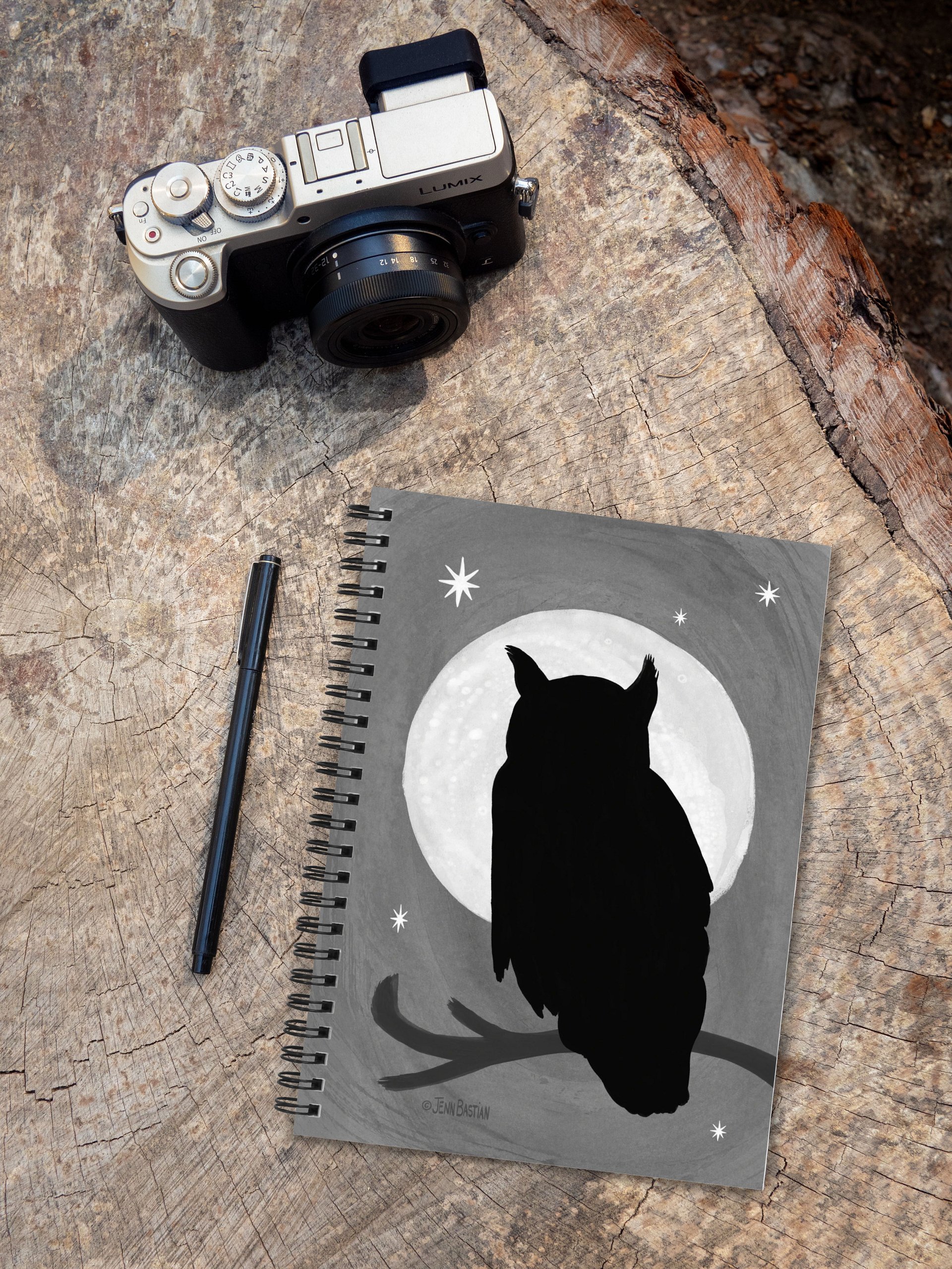 SPIRAL BOUND NOTEBOOK - OWL product image (2)