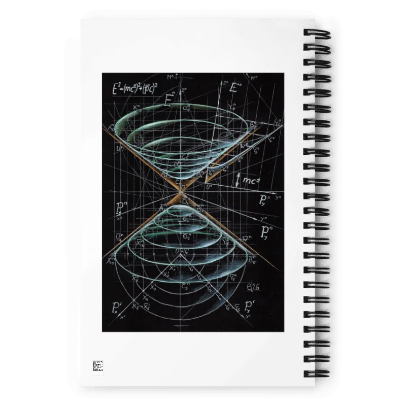 Geometric Physics Art Notebook 1: Motion of the Gyroscope and Mass Shell product image (2)
