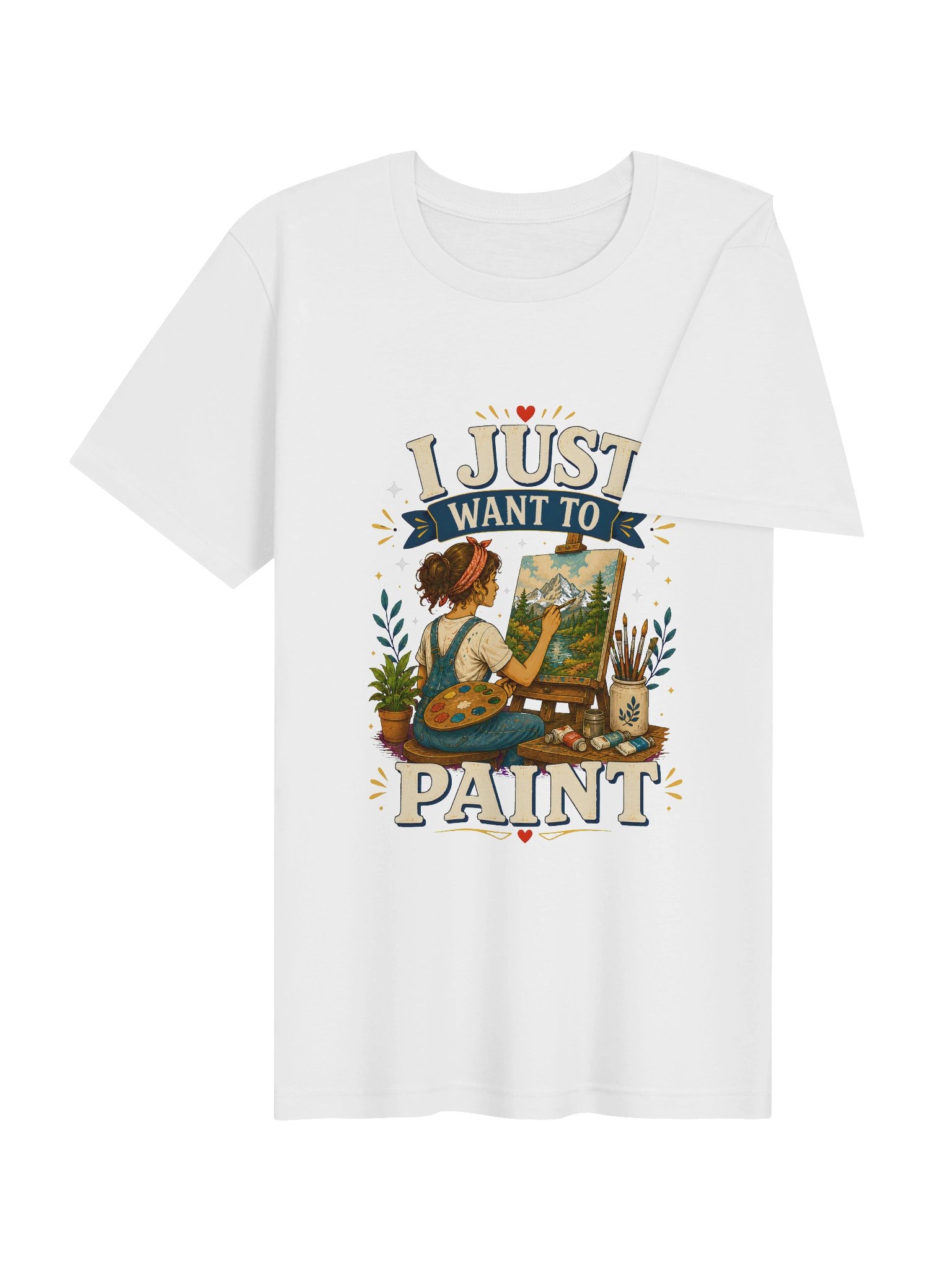I Just Want To Paint Tee product image (33)
