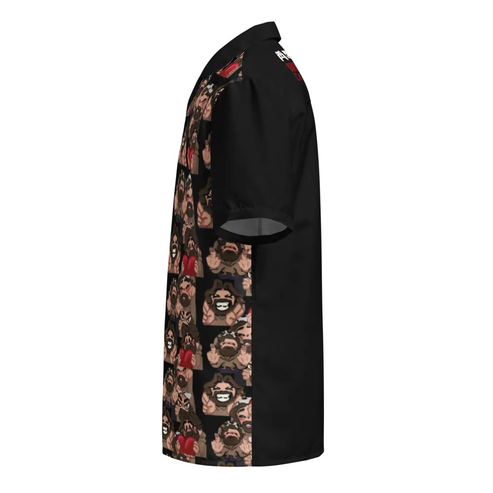 CWxGAMES – Emote All-Over Button-Up product image (4)