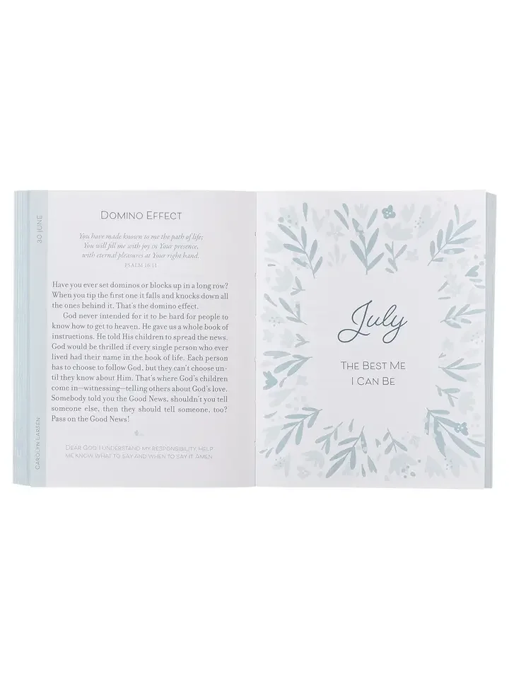 One-Minute Devotions for Girls | 366 Daily Devotions | Pink Floral Softcover product image (4)