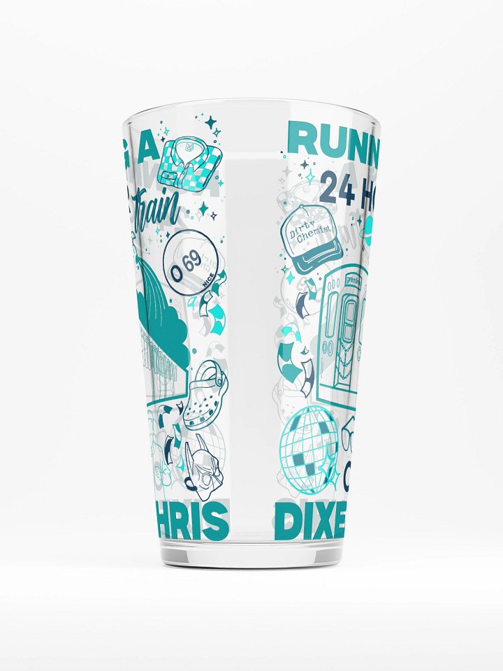 24hr Train Pint Glass - Hazle Exclusive Edition product image (2)