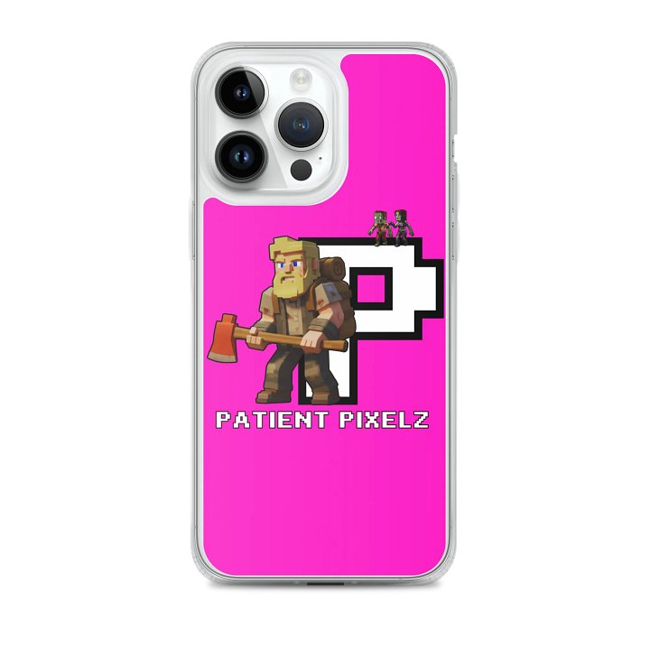 Patient PixelZ P Logo iPhone® MagSafe® Case (Hot Pink) product image (2)