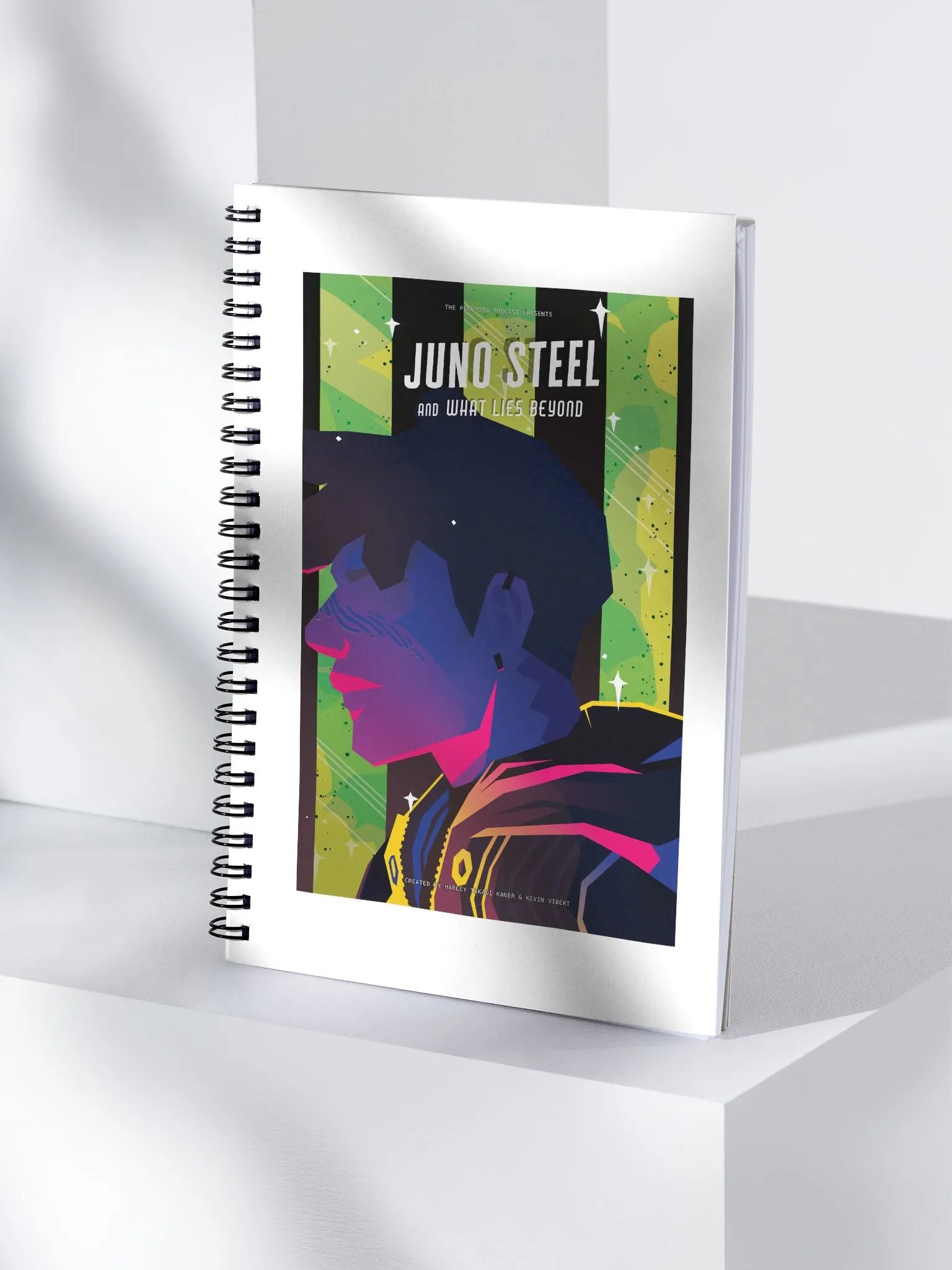 Juno Steel and What Lies Beyond (Part 1) Spiral Notebook product image (4)