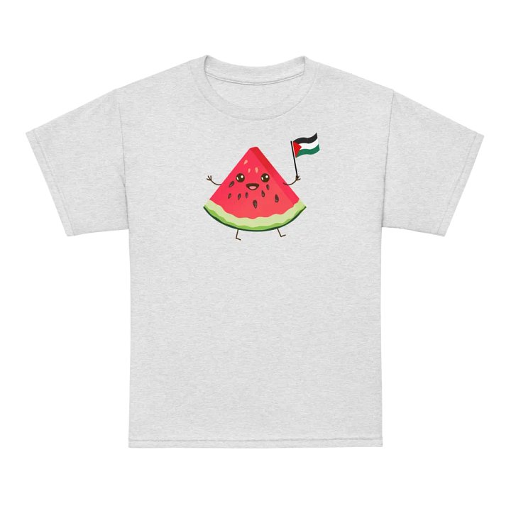 Watermelon Palestine Flag Graphic T-shirt product image (1)