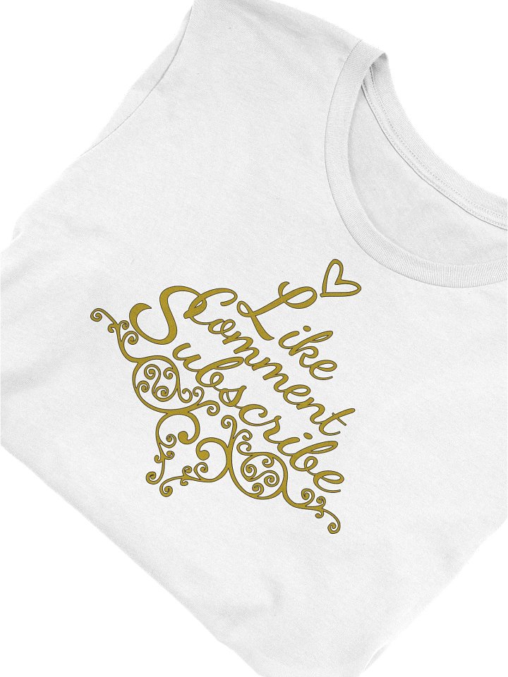 T-shirt - Like Comment Subscribe product image (1)