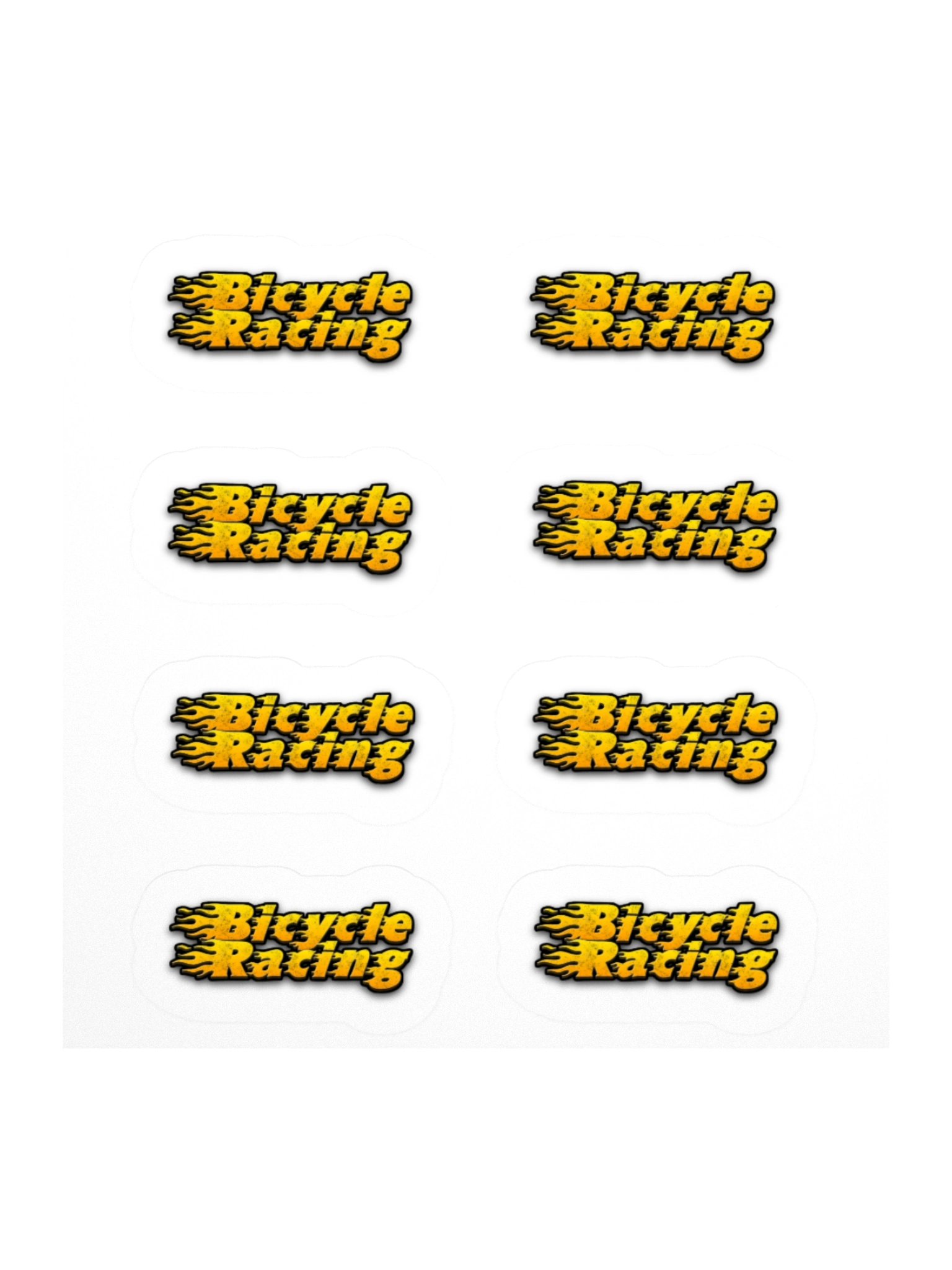 Bicycle Racing 8 Stickers product image (1)