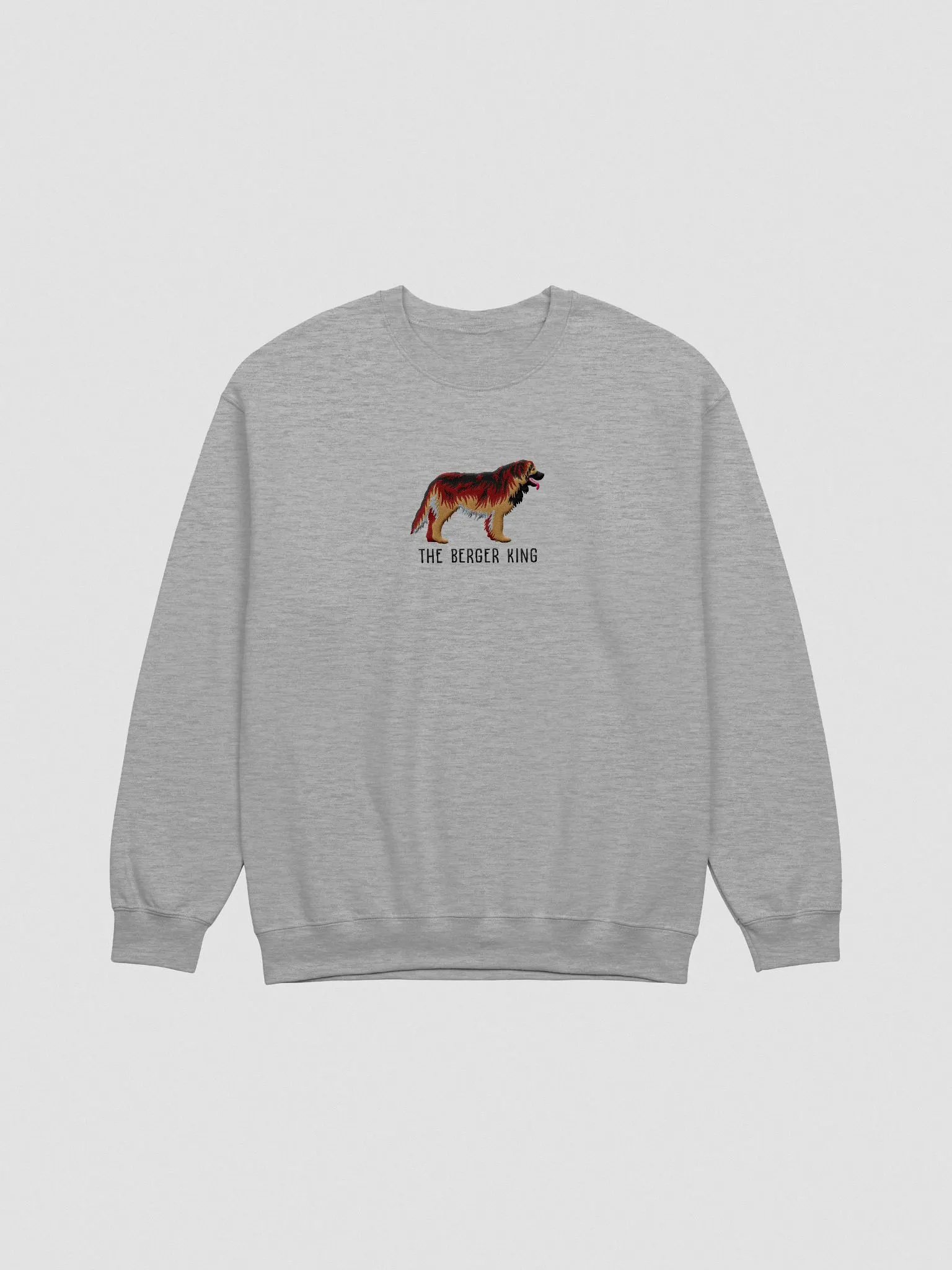 The Berger King Sweatshirt (Embroidered) of a Leonberger(2) product image (4)