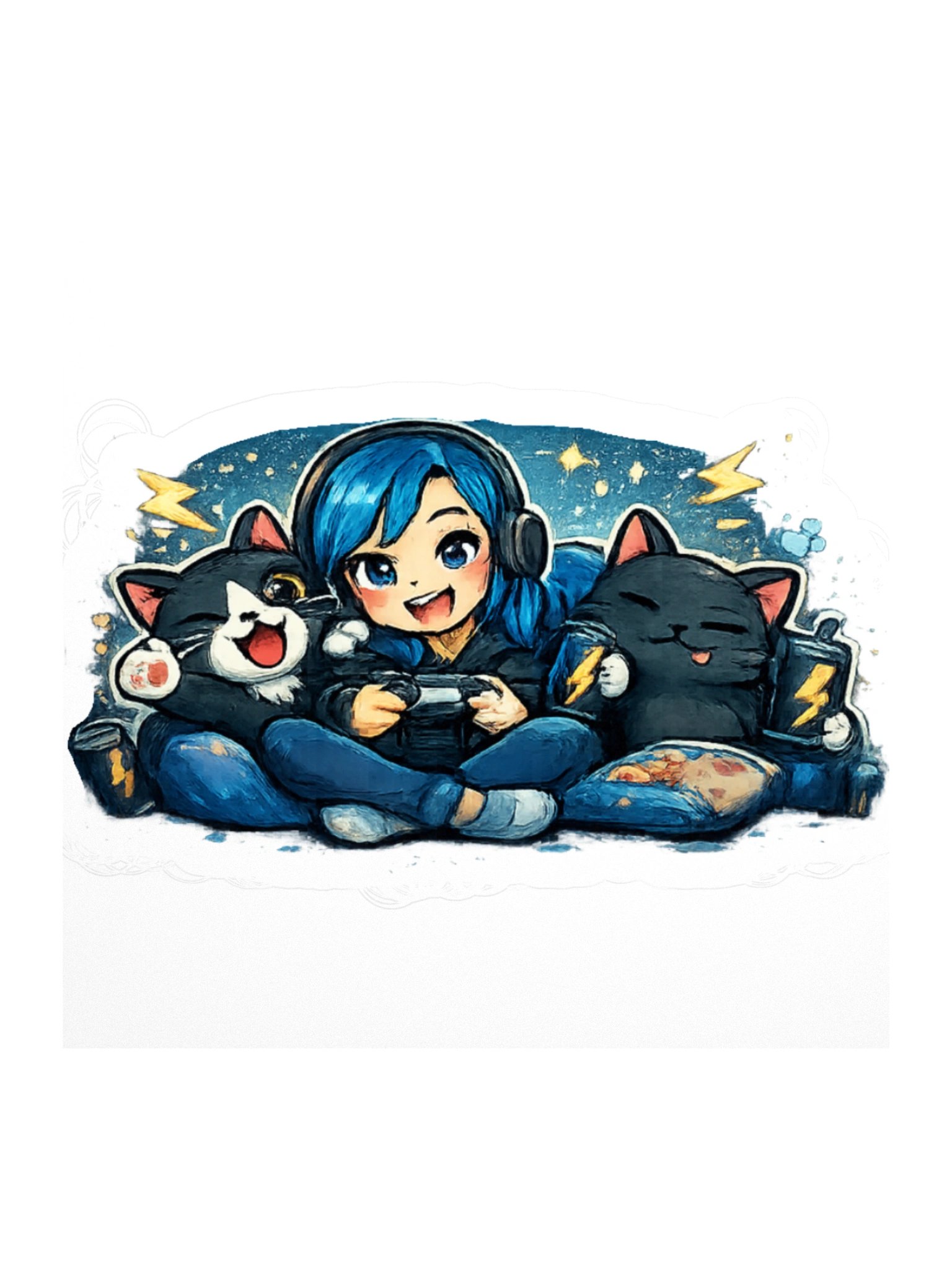 Quattro & Cats Kiss Cut Stickers product image (2)