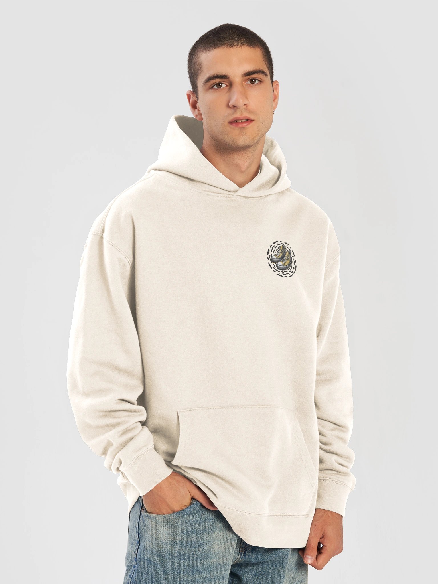 Urban Street Graphic Hoodie — Distressed Sneaker Street Art Design product image (39)