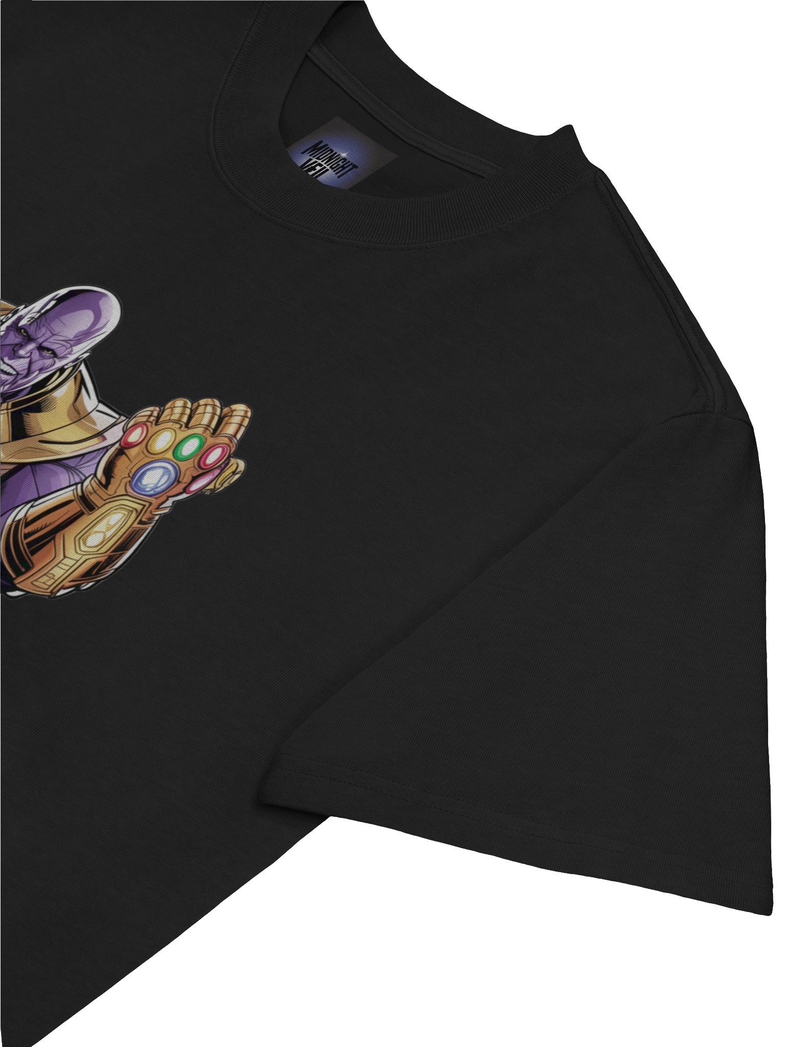 Gauntlet Surge: Thanos Oversized Faded T-Shirt product image (7)