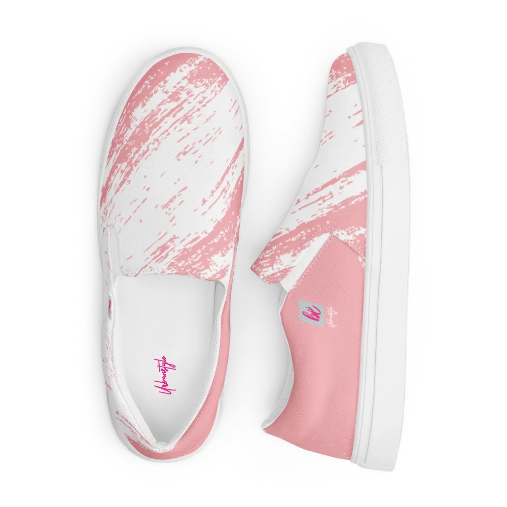 Women'sBrushstroke Pink Slip-Ons product image (2)
