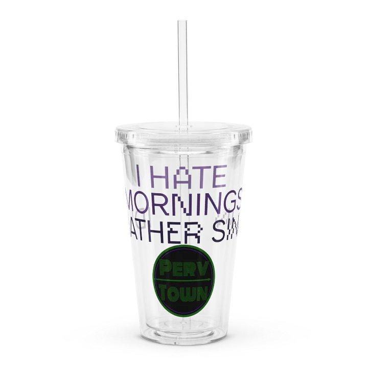 Perv Town Morning Hater Tumbler | EU&US product image (1)