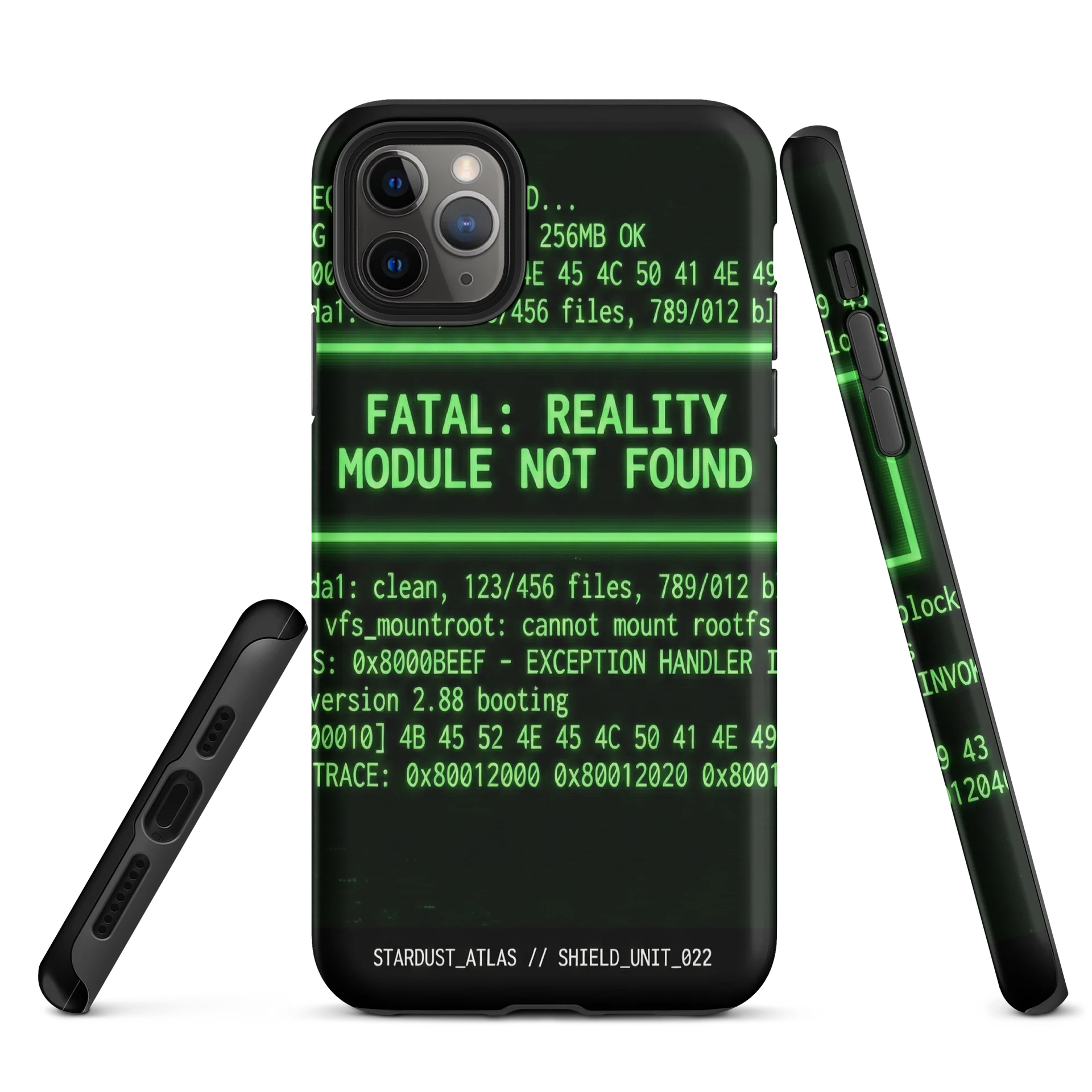 OBJECT 022: SYSTEM_SHIELD // KERNEL_PANIC - iPhone Tough Case product image (1)