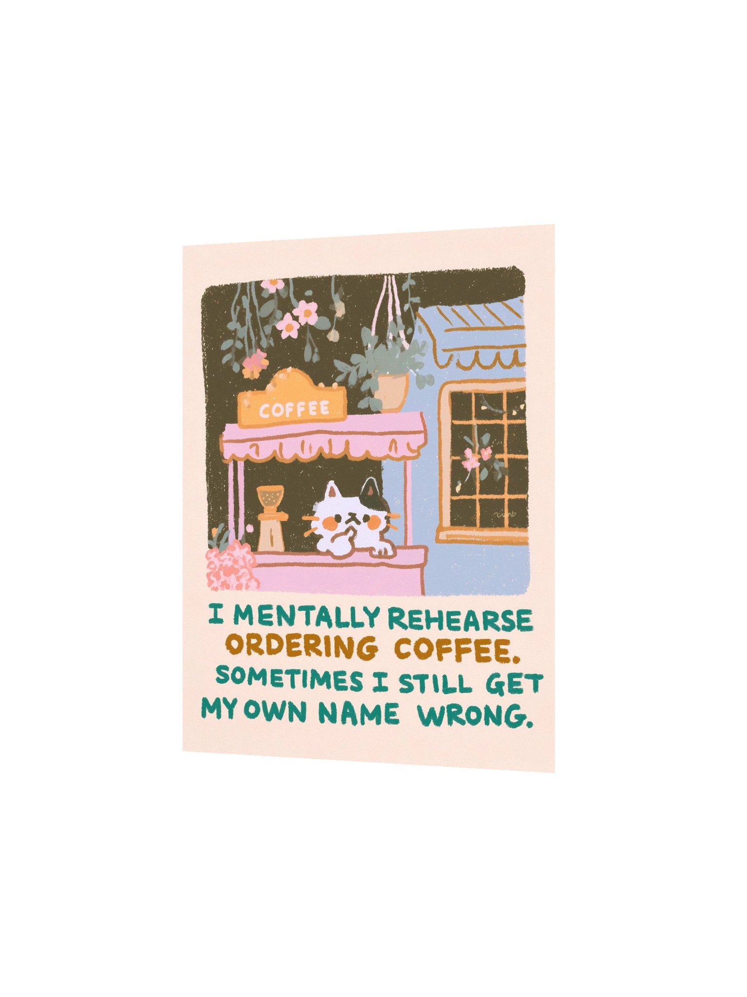 Coffee Rehearsal Cat Cafe Poster product image (6)
