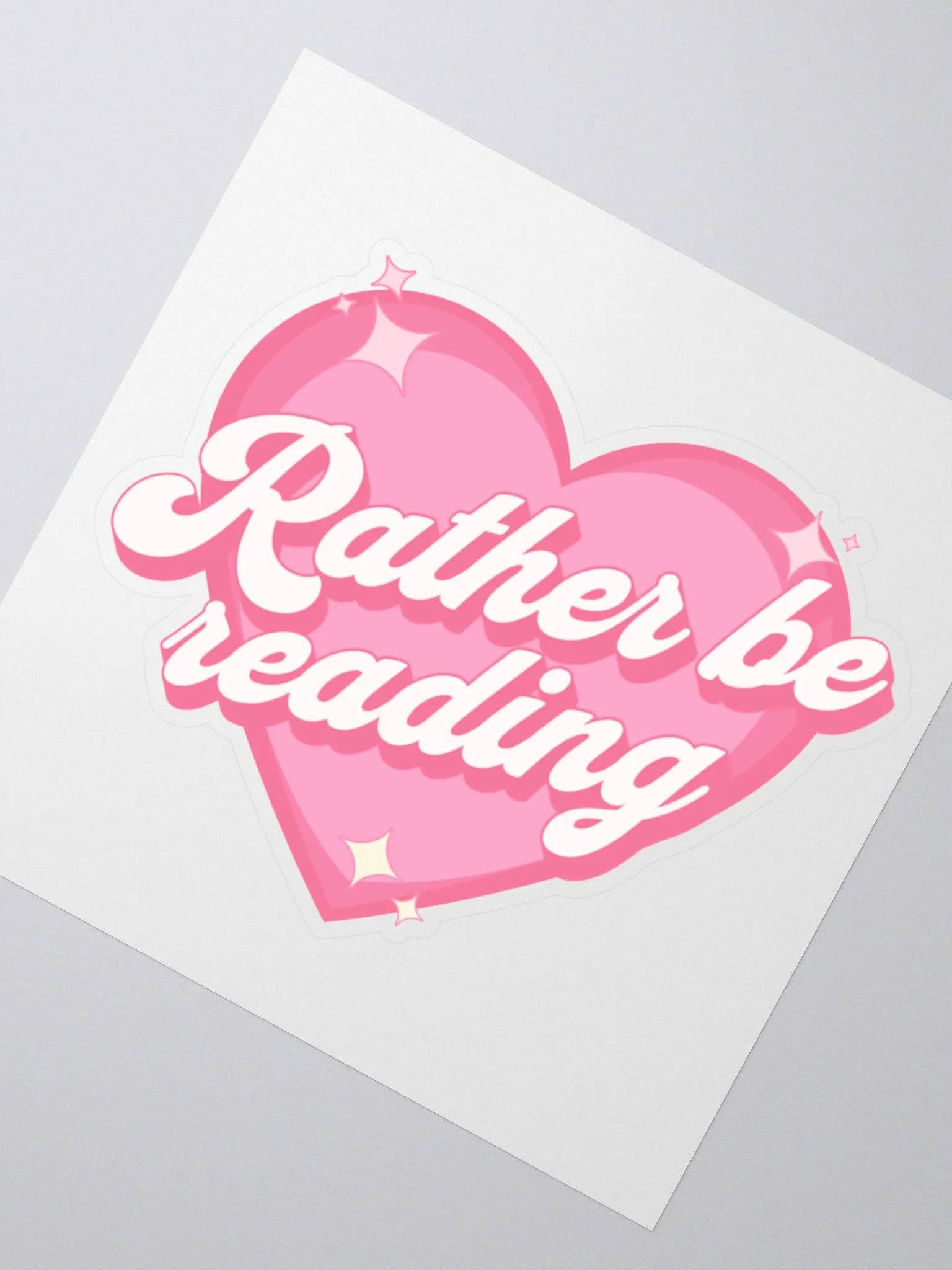 Rather be Reading Sticker product image (2)