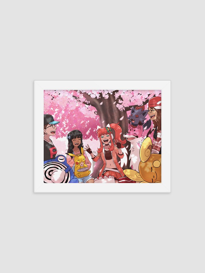 White Framed High-Quality Matte Poster product image (1)