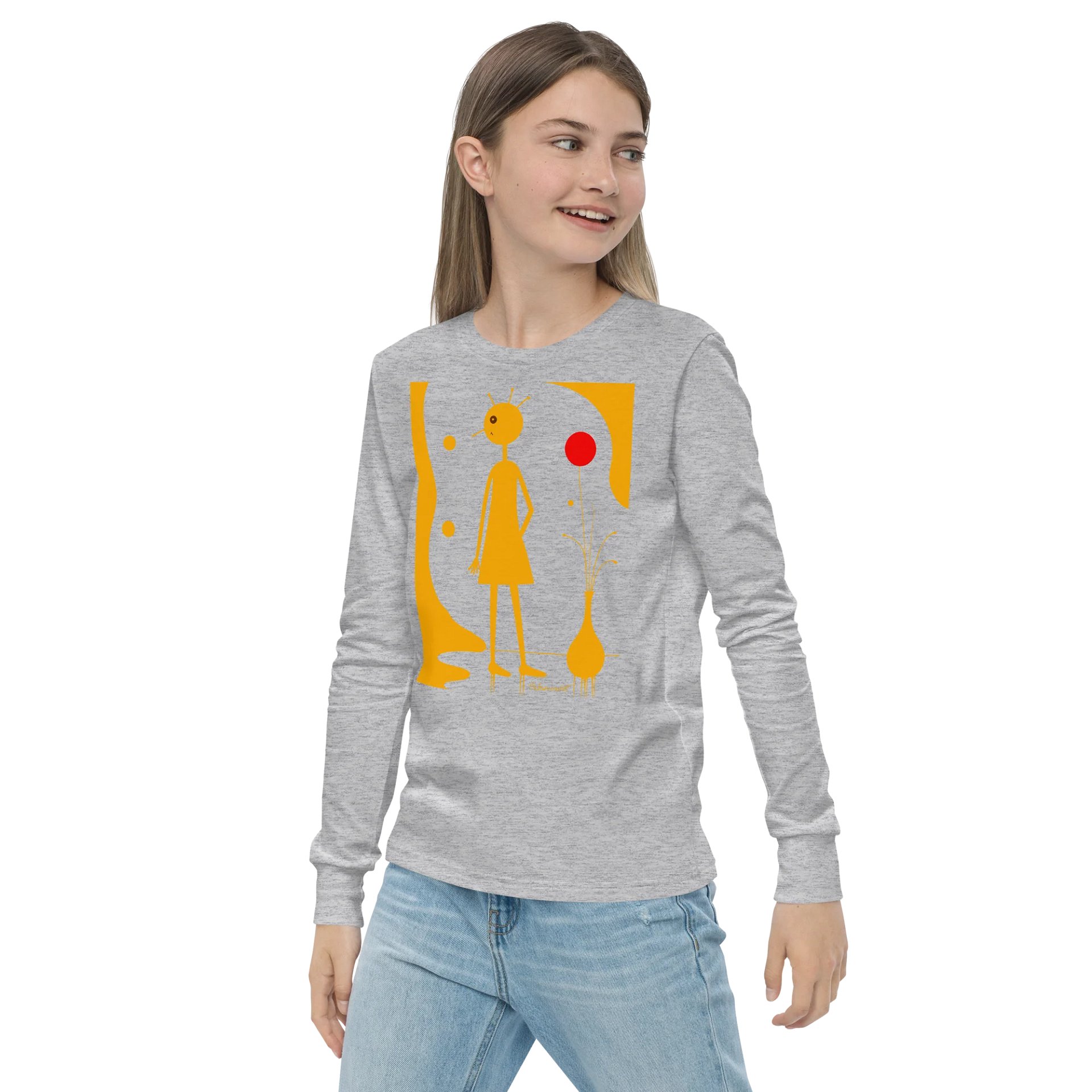 Bella+Canvas Youth Long Sleeve T-Shirt product image (3)