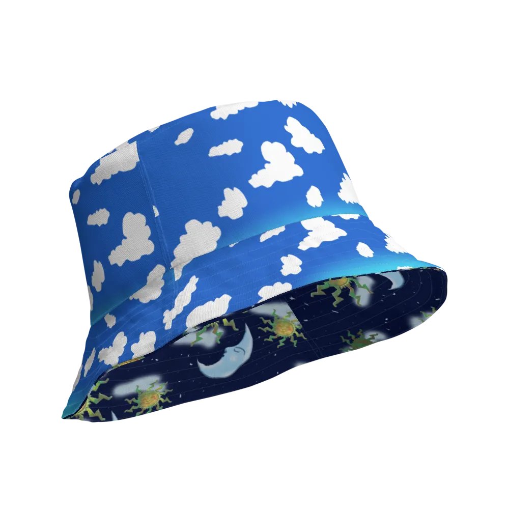 Clouds and Antique Sun Bucket Hat product image (4)