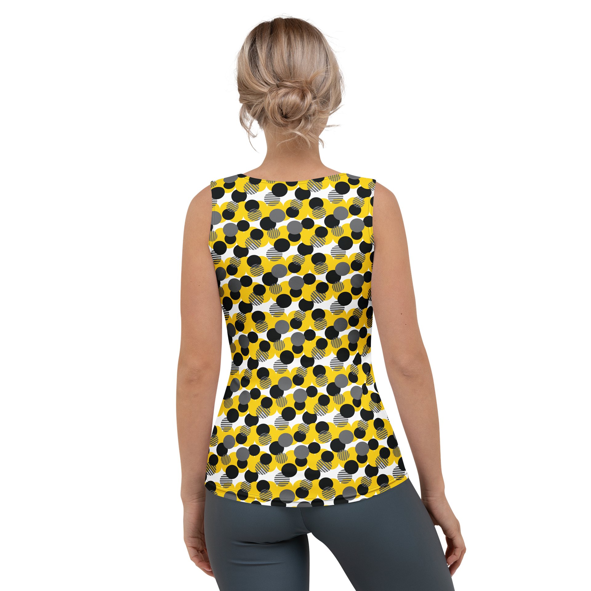 Cozy Chic Modern Geometric Polka Dot All-Over Print Women's Tank Top product image (2)