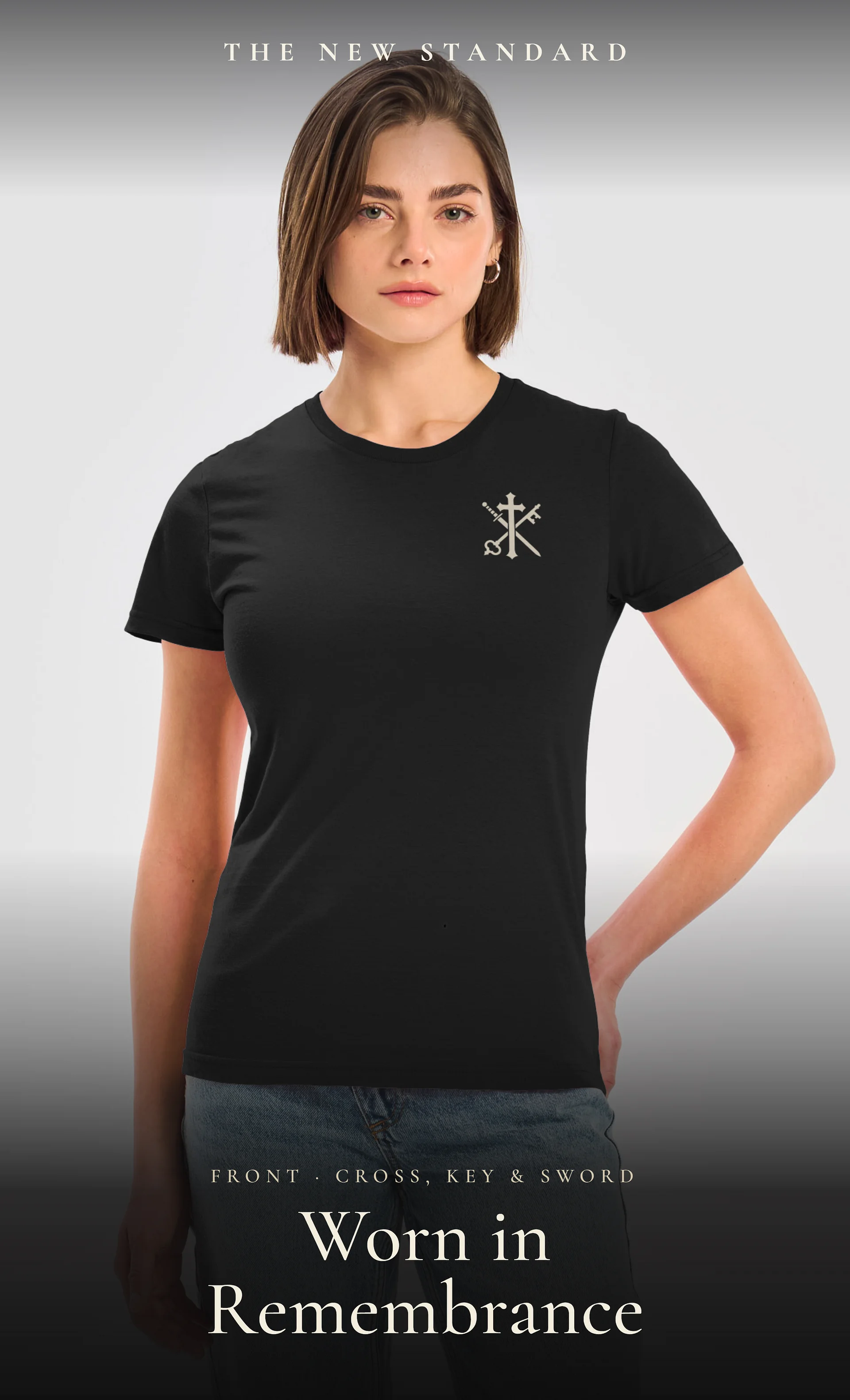 Saint Joan of Arc — The Maid of Orléans Women’s Semi-Fitted Tee product image (2)