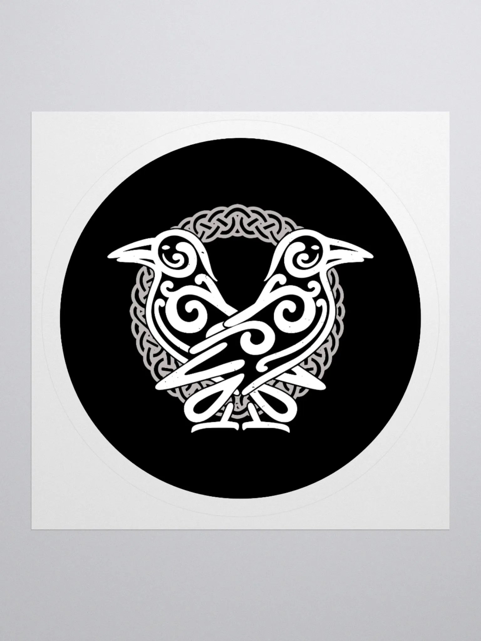 Odin's Ravens Vinyl Sticker product image (3)